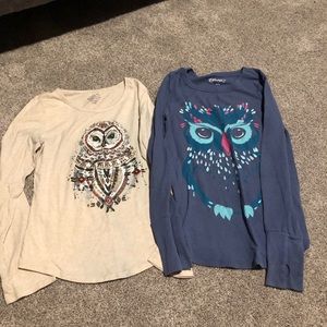 BUNDLE—Two Owl long sleeve shirts 🦉